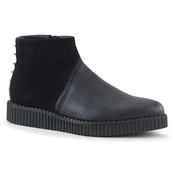 Botines Demonia V-CREEPER-750 Ankle Boot Vegan Hombre Negros | KJTZE7615